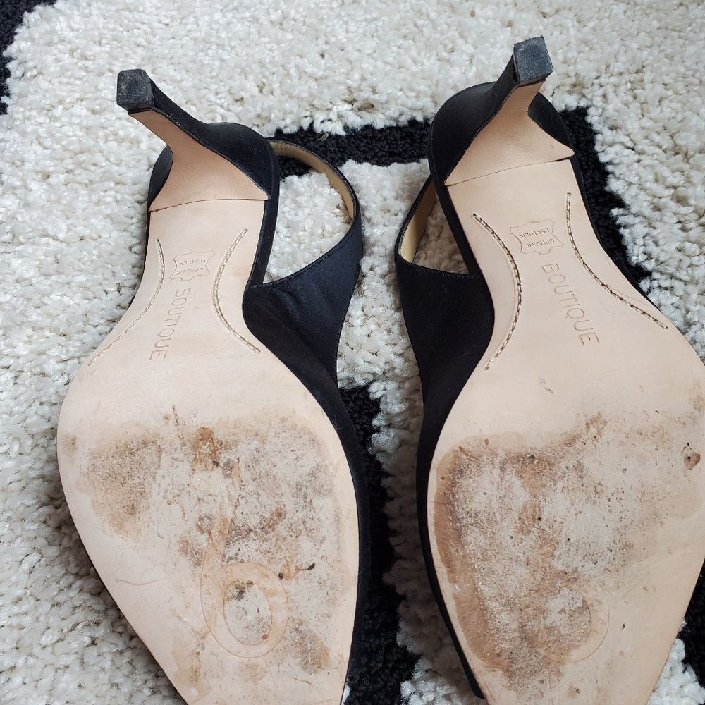 Boutique 9 Satin slingbacks - Picture 2 of 8